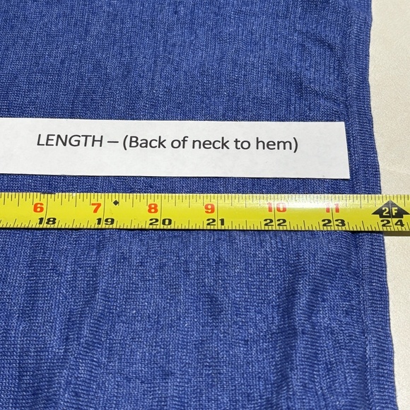 Talbots Women's Linen Long Sleeve Sweater Sz XL Petite Breathable Beach Coastal - Picture 9 of 10